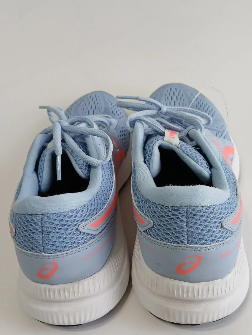 Asics Light Blue Running Sneakers with Coral Accents - Picture 4 of 11